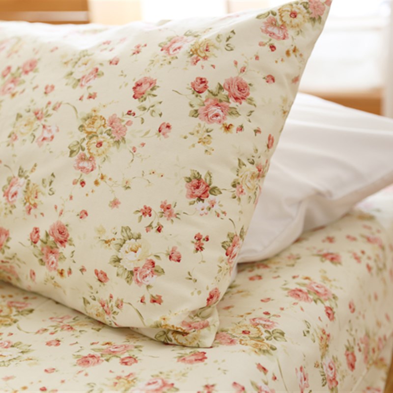 老粗布床单单件 全棉田园单双人粗布凉席宿舍床1.5/1.8m2米床