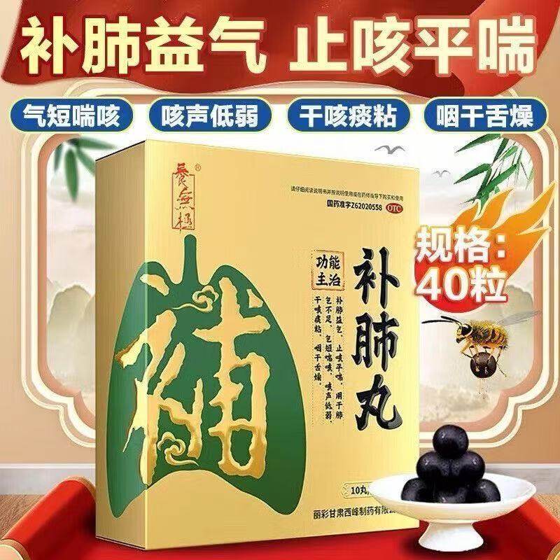 养无极补肺丸40丸补肺益气止咳平喘用于肺气不足正品送长辈家人