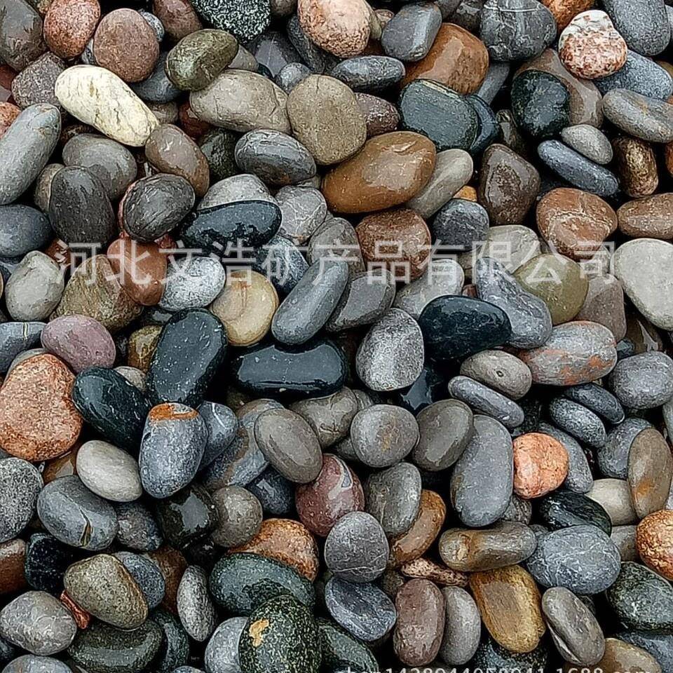 景观鹅卵石 污水处理滤料石水池垫底变压器石河滩石园林造景石头