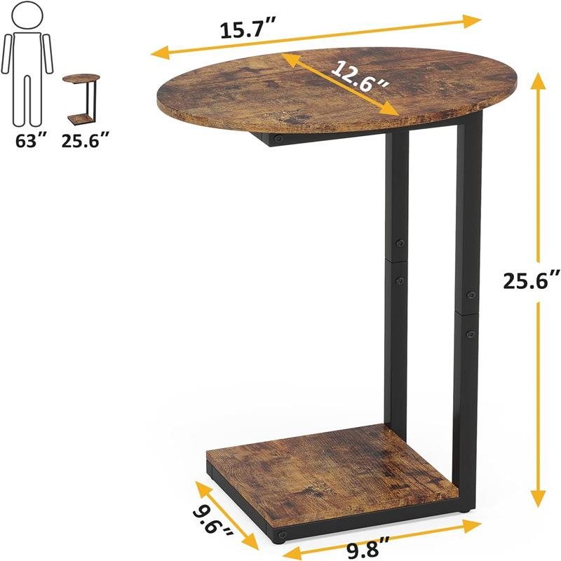 边桌小茶几床头柜角几桌子客厅沙发床边桌储物柜方桌小圆桌可移动