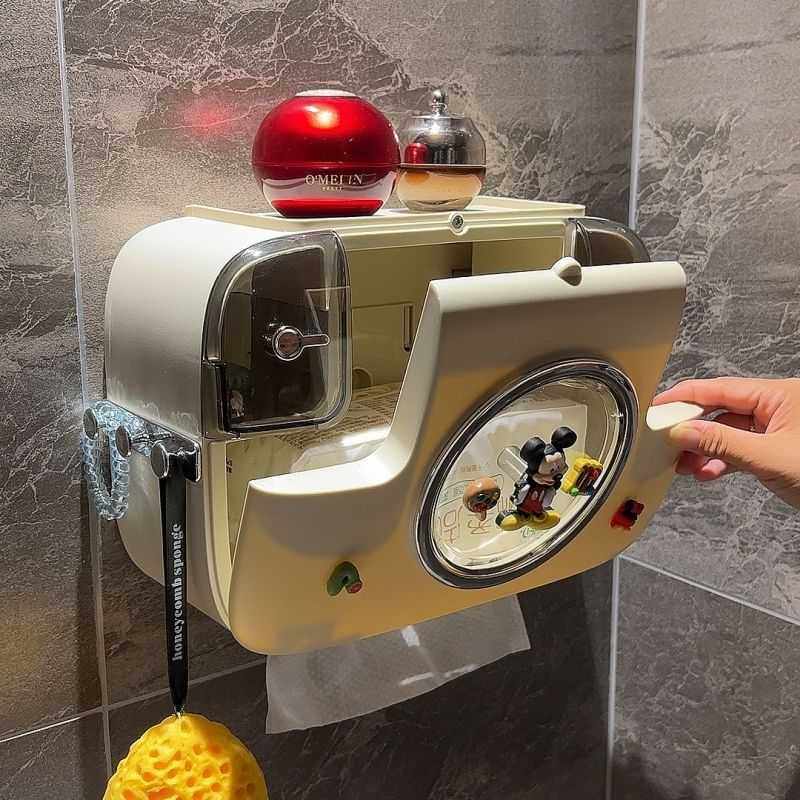 G1F日式可爱壁挂纸巾盒高颜值免打孔卫生间卷纸器抽纸盒洗脸巾收,鲜花速递/花卉仿真/绿植园艺,其它园艺用品,淘宝优惠券,粉丝福利购,淘宝优惠卷