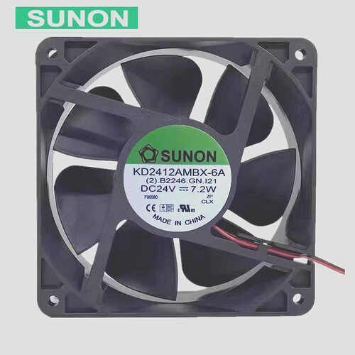 全新SUNON KD2412AMBX-6A 24V 7.2W 12038 12cm 变频器散热风扇