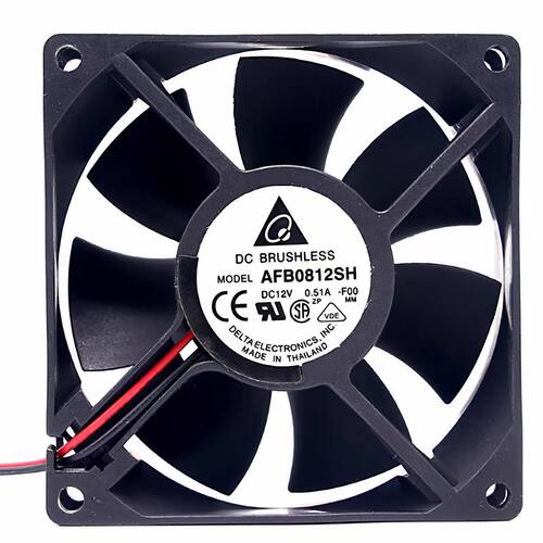 台达AFB0812SH 12V0.51A 8CM/厘米 8025大风量2线PWM温控机箱风扇