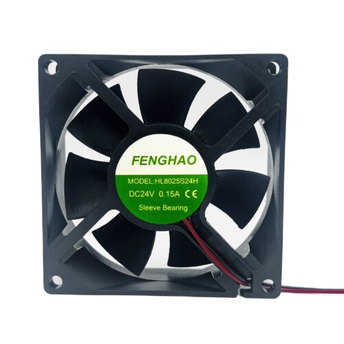 FENGHAO HL8025S24H DC24V 0.15A 8cm 电源 变频器 静音散热风扇