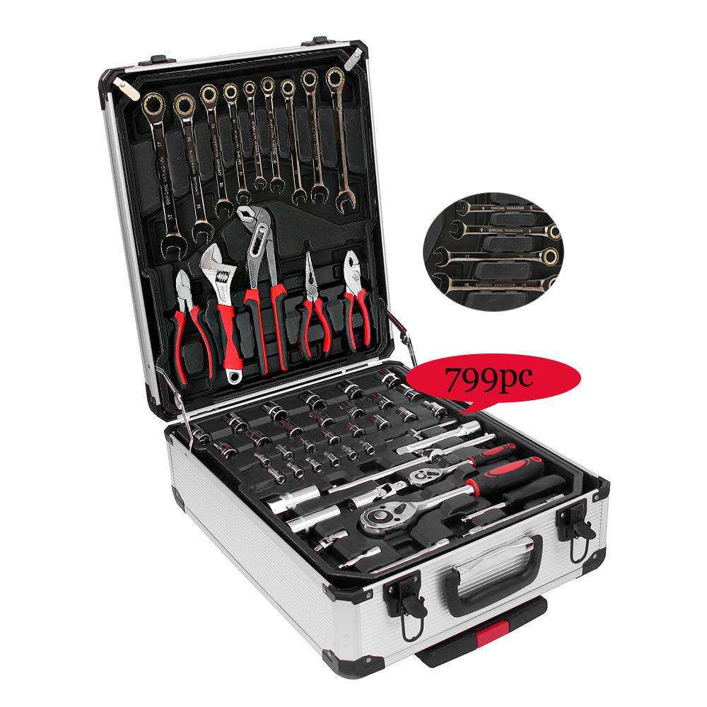 799件工具拉杆箱组套维修工具大全套