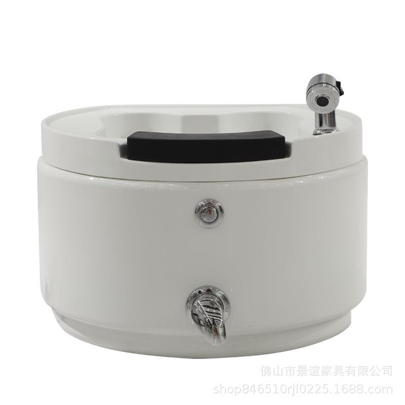 亚克力水疗足浴盆玻璃钢美甲店修甲移动足疗彩灯冲浪洗浴盆泡脚池