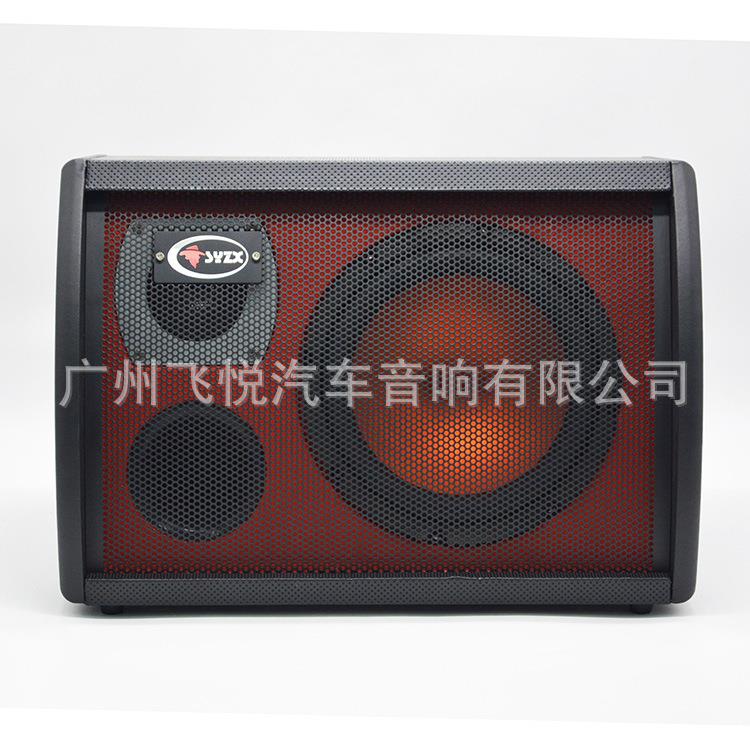 汽车音响8寸带高音低音炮 车载音响12V有源大功率重低音炮
