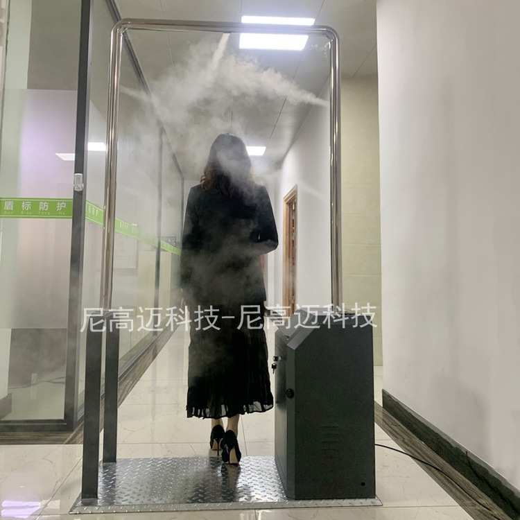 厂家现货简易成品不锈钢消毒门 江西拉萨贵州疫情防控测温消杀道
