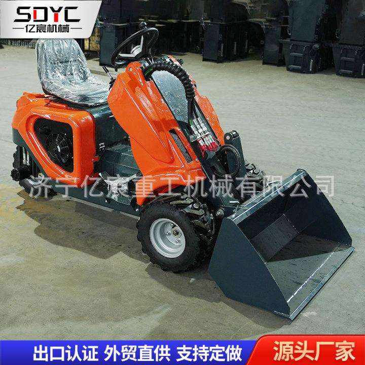 外贸小型轮式装载机家用农用养殖场三轮装载机汽油多功能装载机