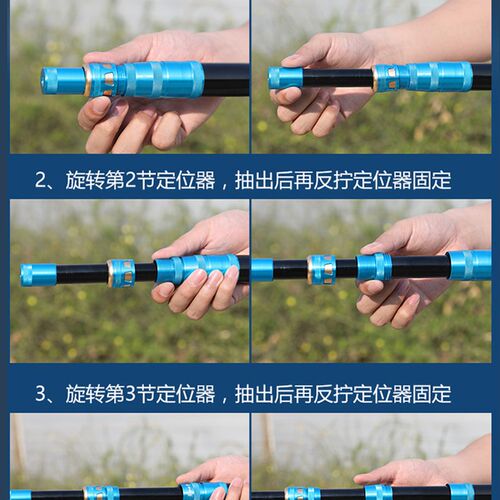 Ta网大物抄网杆加粗抄网竿碳素钓鱼抄b套装全套巨物伸缩杆3米4米