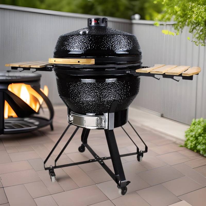 BBQ家用烧烤炉26英寸陶瓷大型别墅烤炉庭院聚餐烟熏烤鸡炉烧烤炉