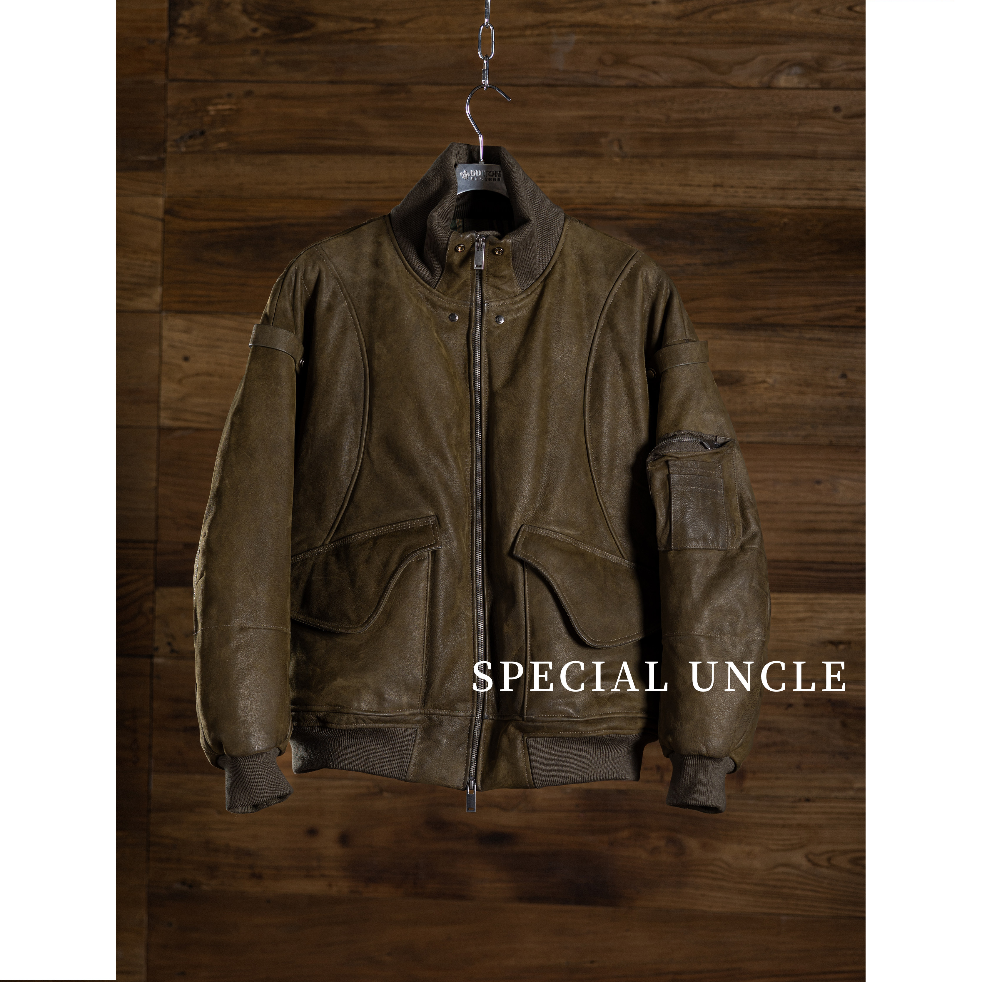 特叔沙棘设计款油蜡牛皮衣鹅绒服美式棒球服长袖夹克工装外套款,男装,皮衣,淘宝优惠券,粉丝福利购,淘宝优惠卷