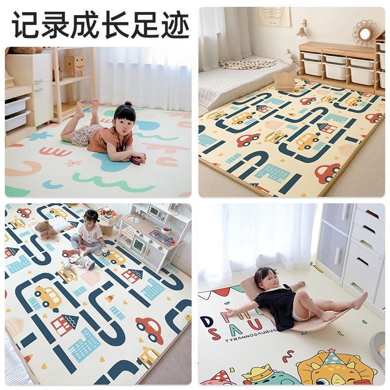 宝宝爬行垫加厚家用婴儿折叠爬爬垫无毒儿童拼接泡沫地垫无甲醛