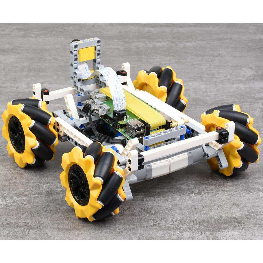 麦克纳姆轮 · 积木智能车 500万像素基于Raspberry Pi Build HAT