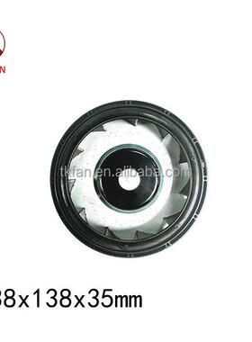 138x35mm 12v/24v/48v直流高压离心鼓风机风扇带轴承直流电流的正