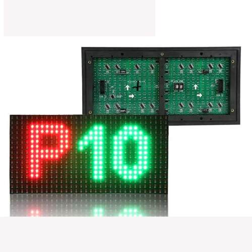P10插灯户外红绿双色单元板 户外双基色LED显示屏广告屏电子屏