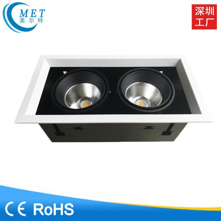 厂家直销 高档豆胆灯 双头cob豆胆灯 双头斗胆灯 家具店led灯具