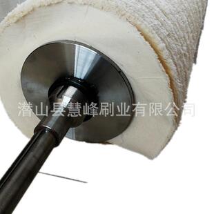 纺织皮革钢琴架子抛光抛光棉布布轮 防羽府绸布抛光布辊 清洁刷辊
