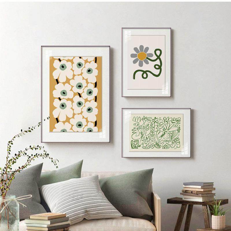 北欧风格装饰画客厅餐厅墙上壁画文艺小清新黄色花朵抽象花卉挂画,玩具/童车/益智/积木/模型,毛绒/玩偶/公仔/布艺类玩具,淘宝优惠券,粉丝福利购,淘宝优惠卷