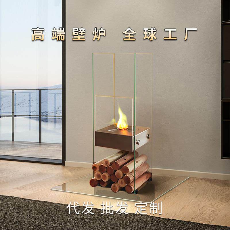 欧式酒精壁炉 小户型取暖器居家真火焰酒精装饰火炉客厅装饰壁炉