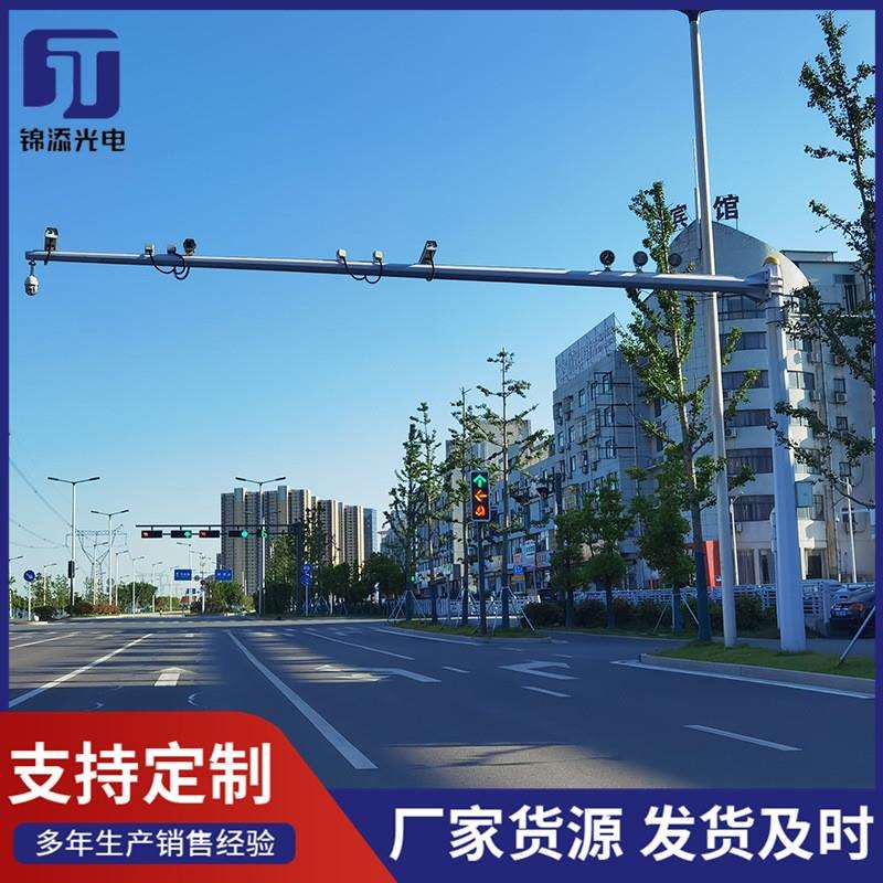 小区公园监控杆2米2.5米3米3.5米4米组合监控立杆 交通监控杆