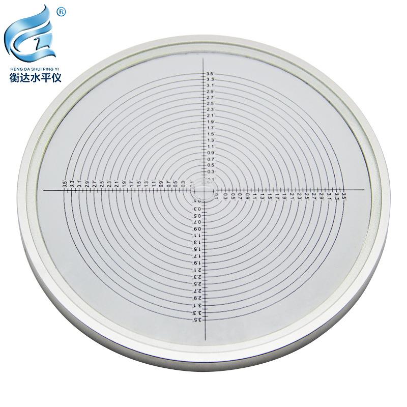 万向水平仪带强磁水平气泡便携式水平泡全金属水准仪圆形水准泡