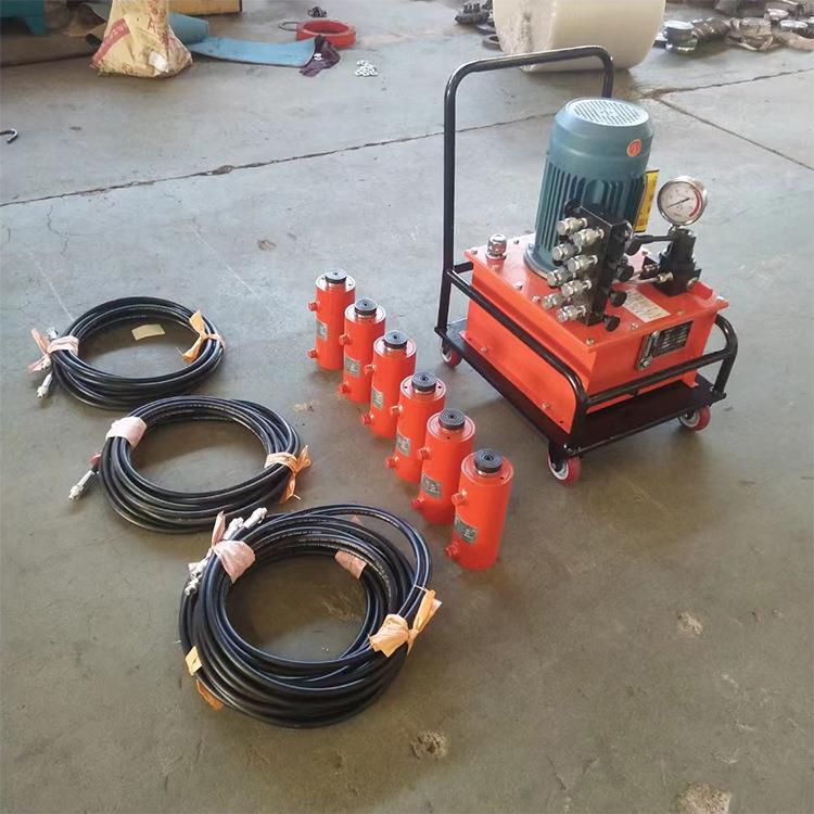 中旺板式换热器工业手拆装工具一拖四拆卸螺旋扳手电动液压夹紧器