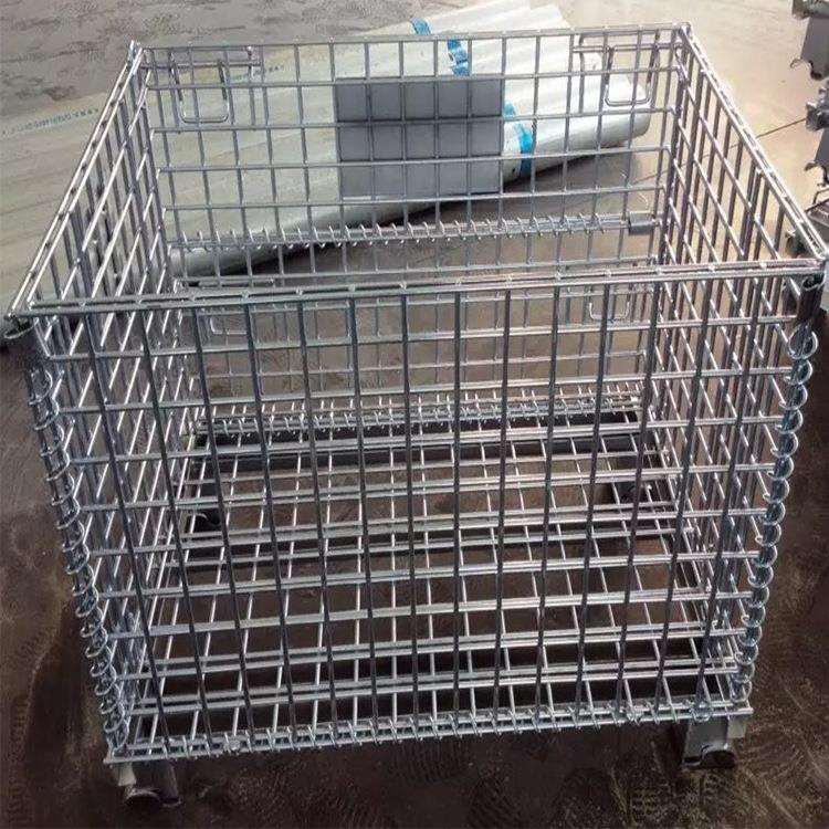 铁笼 笼车 移动式折叠式重型仓储笼 蝴蝶笼 铁框厂家