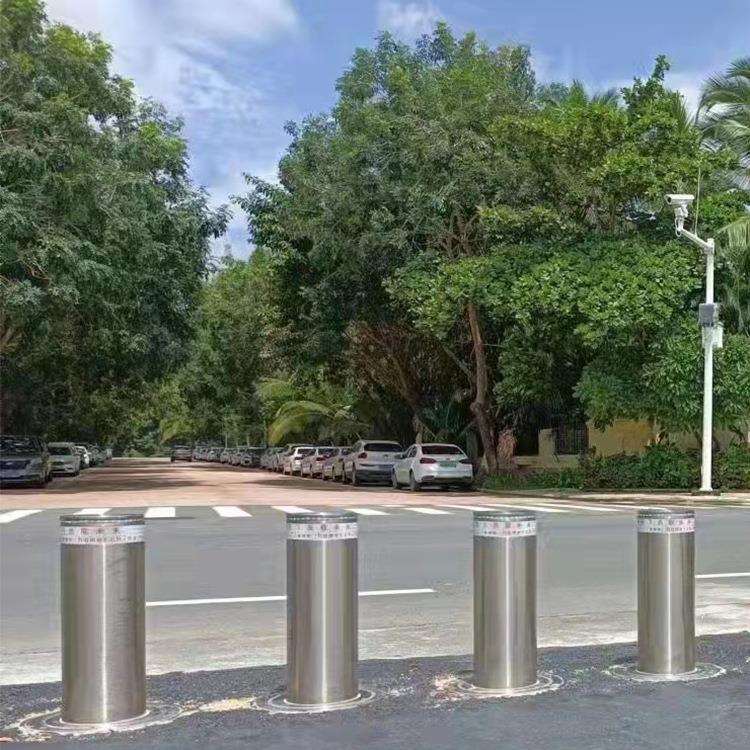 升降柱 电动遥控地柱路障 不锈钢防撞路桩 伸缩地桩