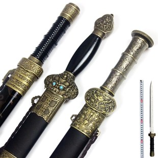 男童汉服配饰宝剑古风拍照表演出道具模型摆件装饰玩具带鞘儿童款