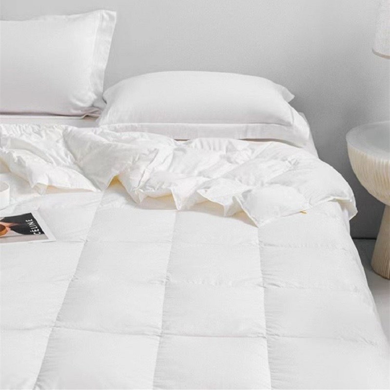 轻盈深睡眠可水洗95白鹅绒夏被天丝羽绒被芯星级酒店夏季被薄被子