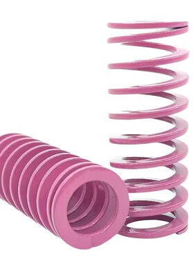 T-SWC外径6-20*20*30长度15-100-300浅紫色小力度矩形模具弹簧