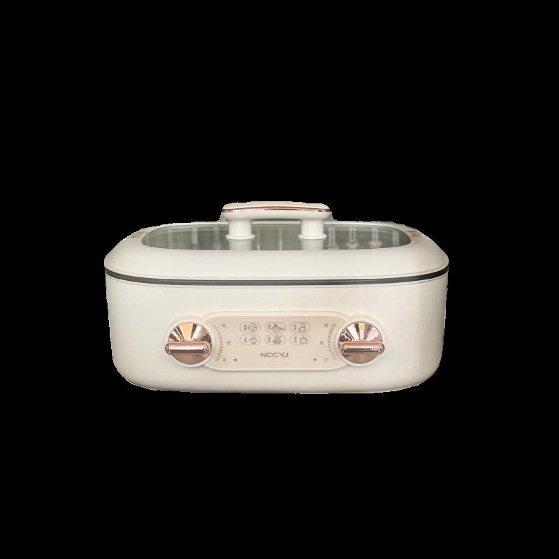 能成厨艺加鸳鸯电火锅一体锅不沾内胆家用多功能电火锅