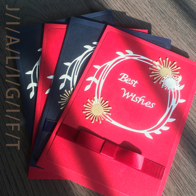 嘉礼手贺商务定制送领导男女朋友闺蜜生日感谢祝福礼物贺卡片