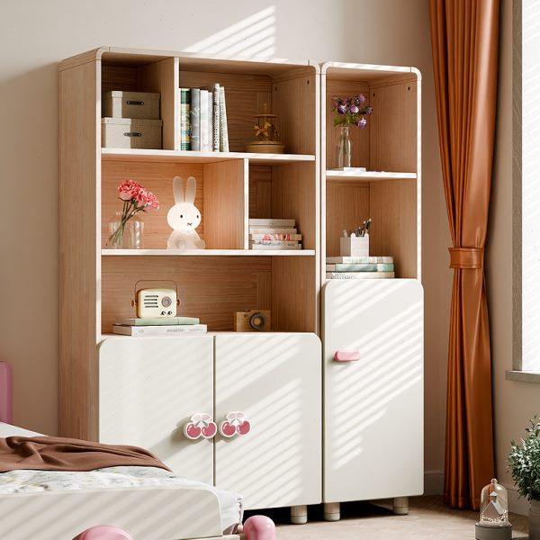 七叶木全实木儿童书柜简约书橱男孩女孩书柜书房储物柜儿童书架,住宅家具,儿童书柜,淘宝优惠券,粉丝福利购,淘宝优惠卷