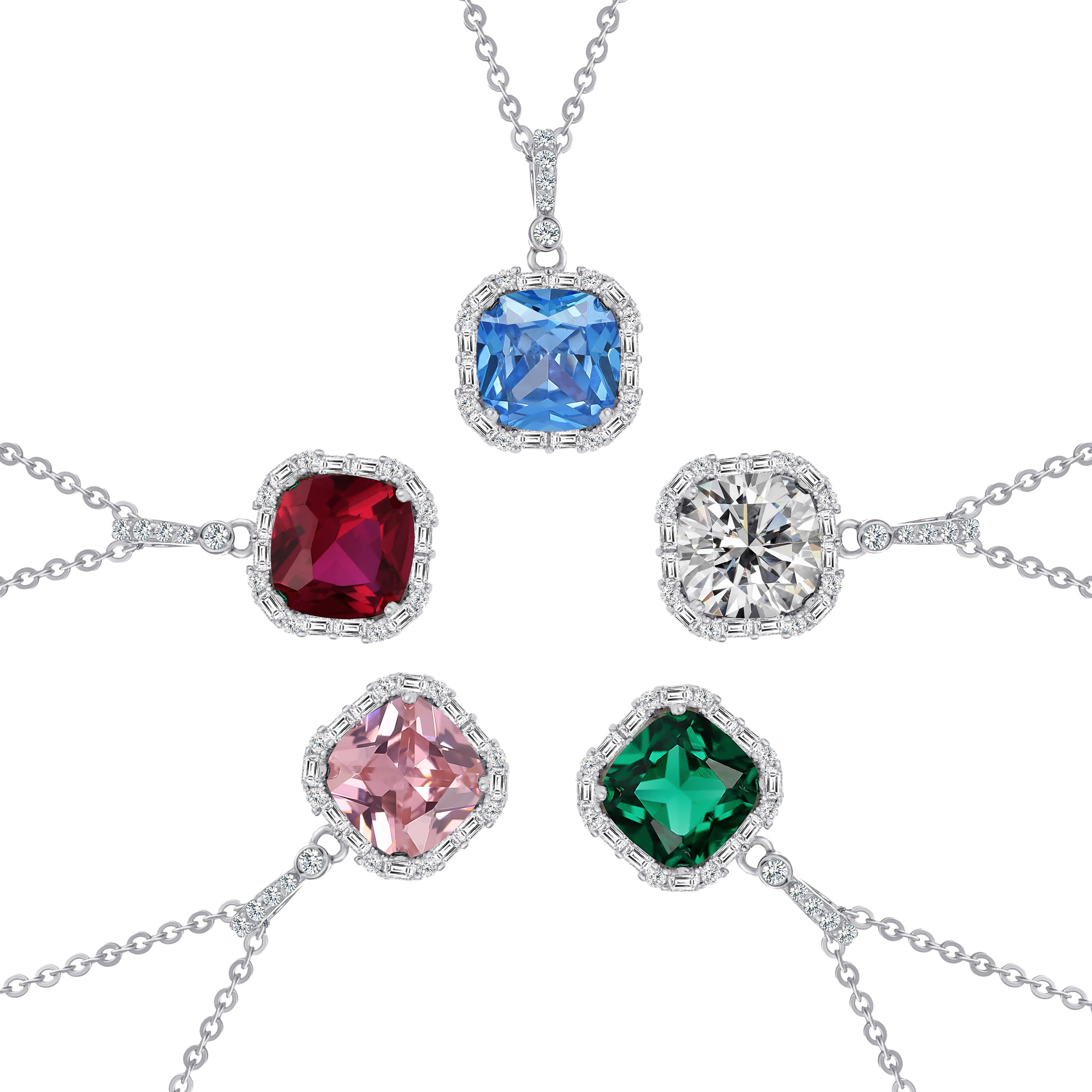 方糖项链925银锁骨链高级感