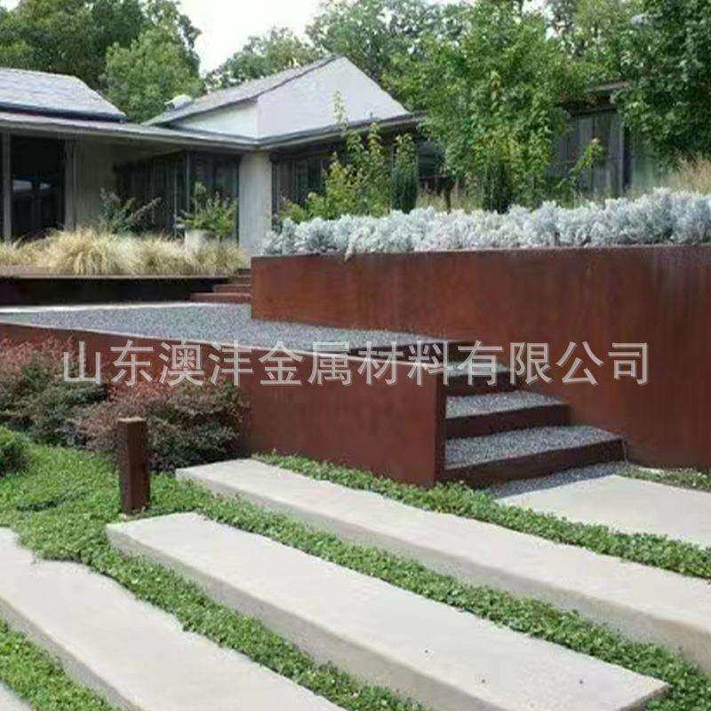 澳沣Q345NH钢板 红锈板切割 镂空雕刻 Q345NH钢板快速生锈