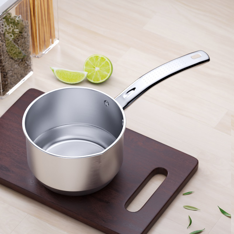 304不锈钢水瓢家用厨房水漂舀水防滑长柄可当奶S锅加厚平底水勺子
