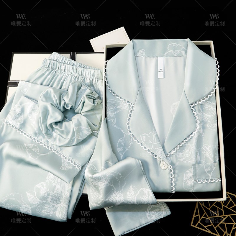 送妈妈婆婆生日礼物实用走心的高档真丝睡衣M礼盒装三八妇女节礼