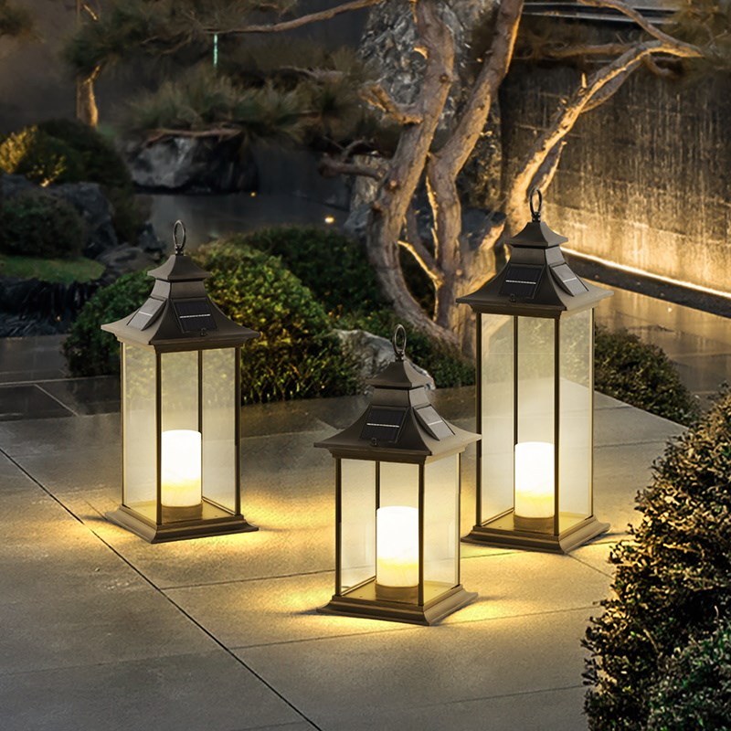 太阳能户外防水围墙灯庭院别墅柱头灯简约L室外阳台露台花园装饰