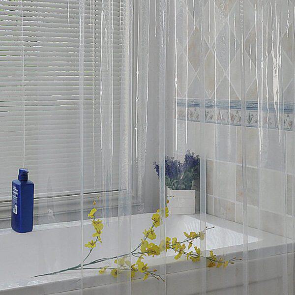 比非勒浴帘布加厚透明EVA挡水帘洗车防水帘隔断拉帘空调帘可订做