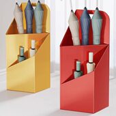 雨伞收纳架家用置物架酒店大堂商用伞架子轻奢雨伞架入户门雨伞桶