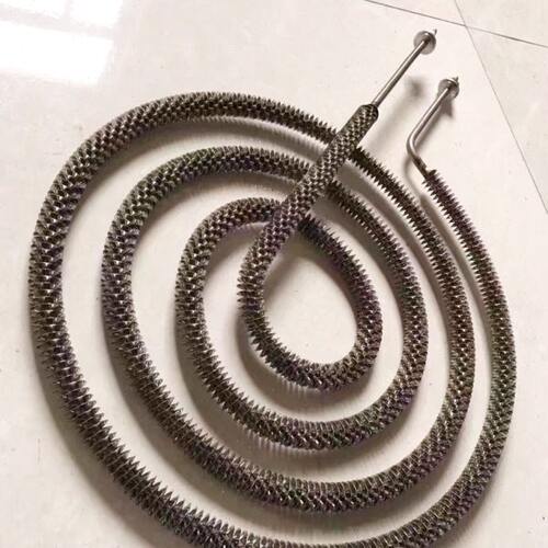散热片蚊香型电热管圆形翅片管风机烘箱加热管散热器风循环箱220V