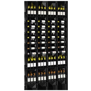 落地酒架隔断创意靠墙酒柜置物架酒吧葡萄酒展示架壁挂酒瓶架装饰