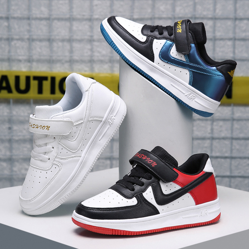 童鞋儿童小白鞋男童鞋子2024春秋季新款学生女童白色运动板鞋