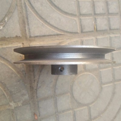 三角皮带轮 a型b型c d单槽双槽3 4D 5 6槽铸铁带柱头小 电机皮带