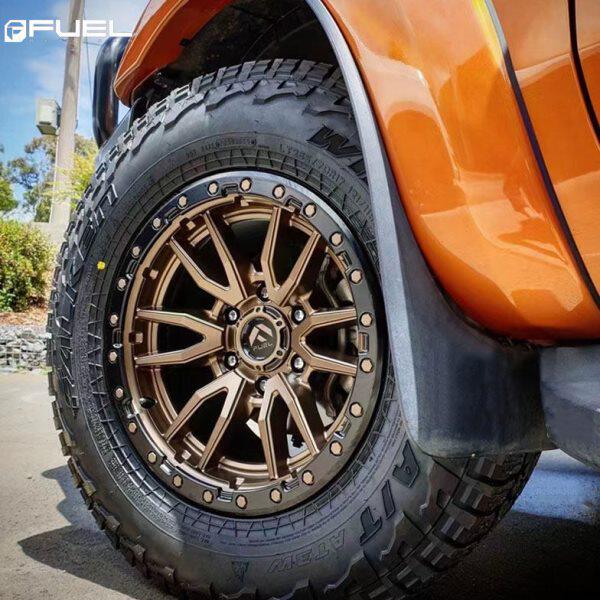 FUEL 牧马人猛禽坦途ranger负值坦克300迈特威越野防脱圈轮毂17寸