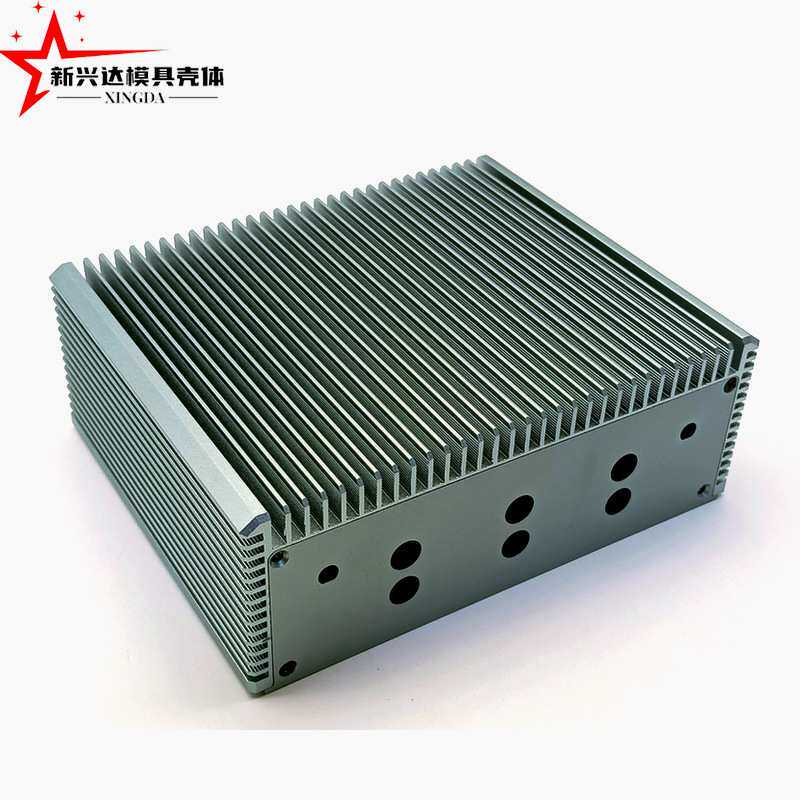 无风扇主机控制器铝壳微型电脑一体机铝型材外壳