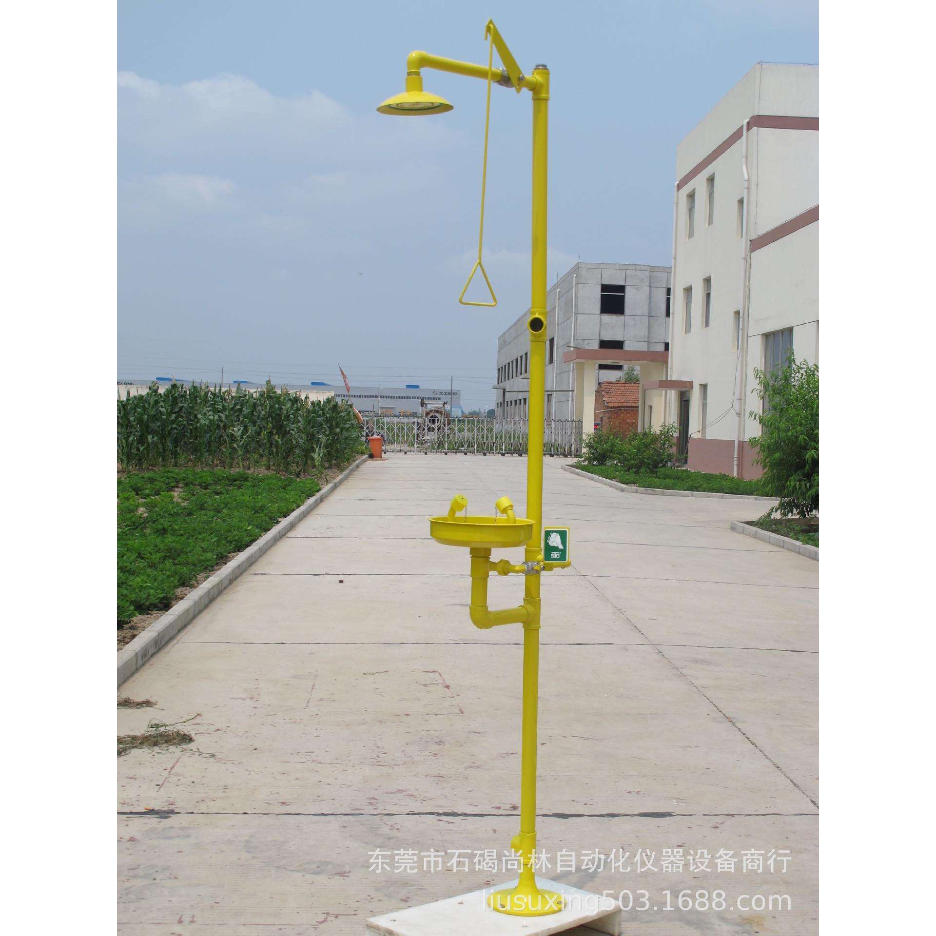STG复合式洗眼器STG-P/N801002紧急冲淋洗眼器 SS304不锈钢洗眼器