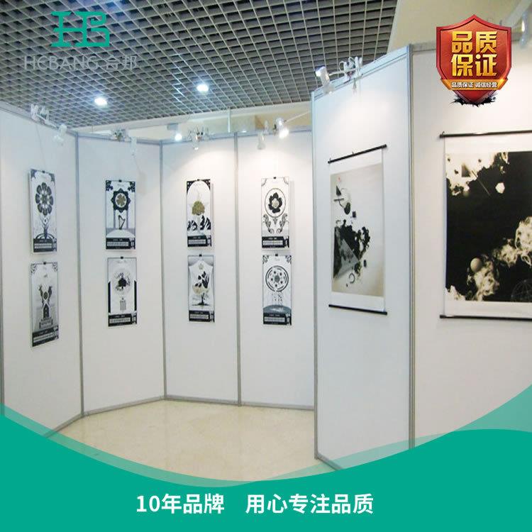 佛山厂家磁性展览展板 学校摄影书画活动展览展板 八棱柱磁性展板